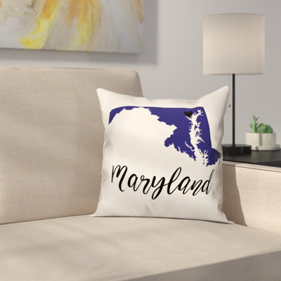 Maryland Pride Throw Pillow