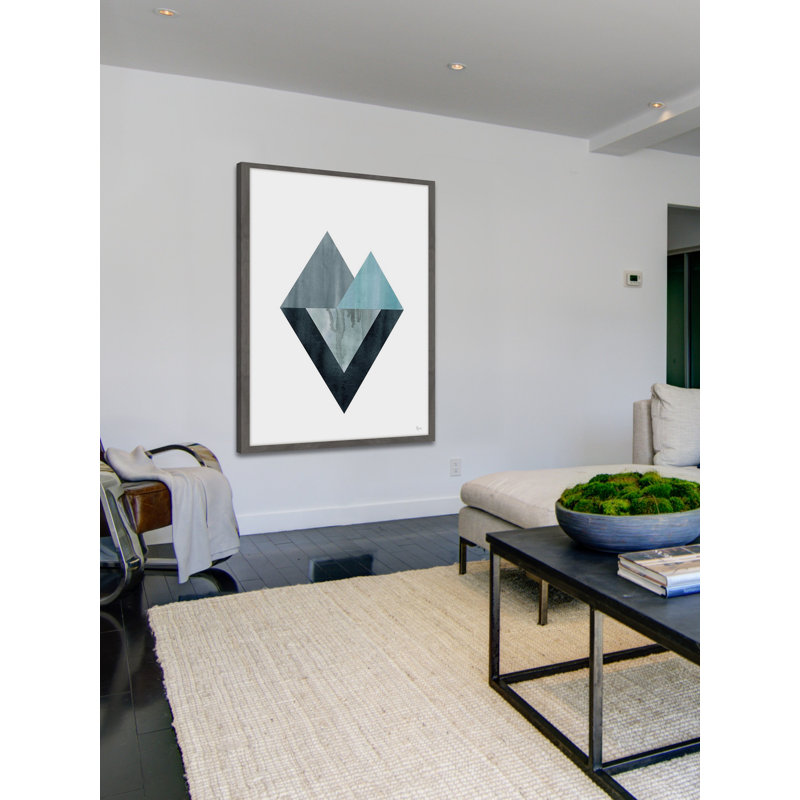 Triangle Convergence by Eyre Tarney - Single Picture Frame Print, 45cm H x 30cm W