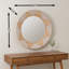 George Round Rattan Mirror