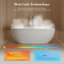 Baignoire autoportante MonBlari 63 po x 29,5 po en acrylique blanc avec trop-plein et bonde rétractable pour salle de bain-134040421-134040425