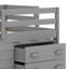 Lit mezzanine simple avec armoire de rangement et tablette-1465958265