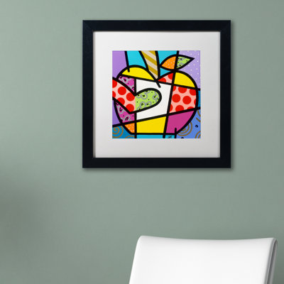 Divina Big Apple I Framed Print on Canvas