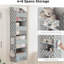Plastic With Fabric Covering And Metal Reinforcement Wall Organizer with Wall Baskets
