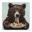 Ours fantaisiste et toile spaghetti, design par Studio Bautista-1986473834
