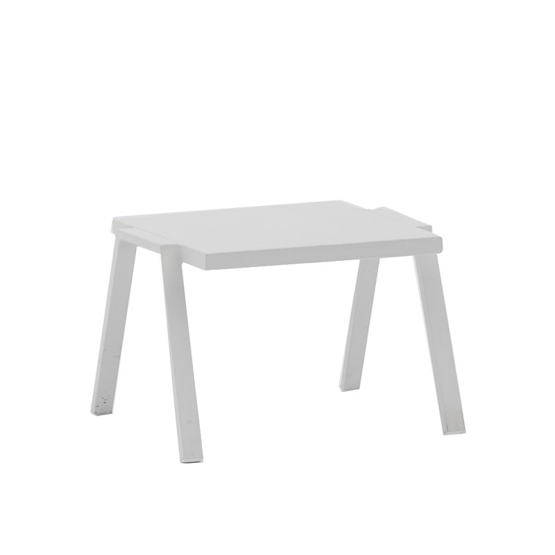 Table d'appoint Indianola, Blanc