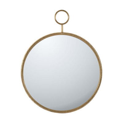 Mankilef Iron Round Mirror
