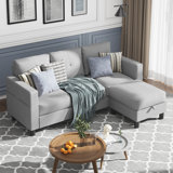 Degnan 76.4'' Upholstered Sofa Chaise