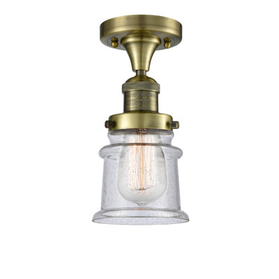 Plafonnier semi-encastré 1 lumière 5,25 po Alexandira