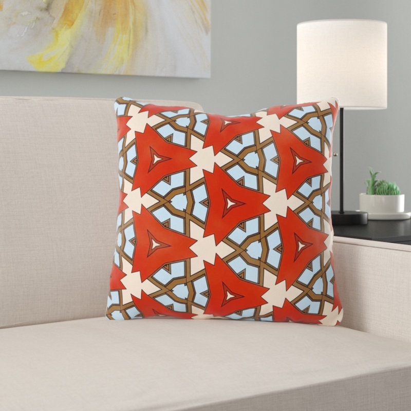 Housse et insert de coussin carré texturé Doan, Intérieur