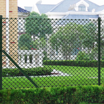 Vouvant Green Mesh Fence Panels