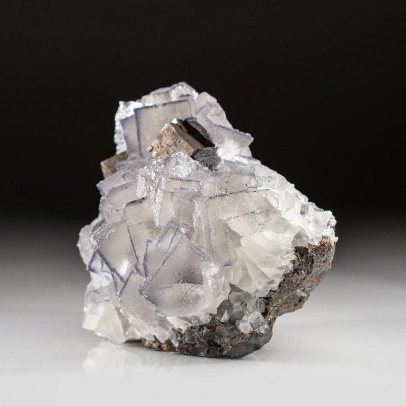 Genuine Purple Fluorite Cluster