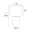 Lampe de table d'extérieur à DEL intégrée à pile 29,5 po Sujay