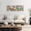 Art floral rose avec jardin abstrait et romantique-1467070067