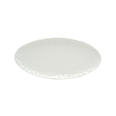 Red Vanilla Marble Oval Platter
