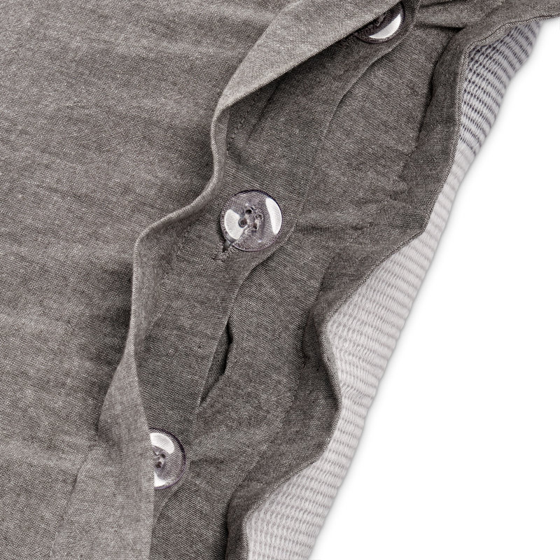Ultra 8-Piece Duvet Set - Grey