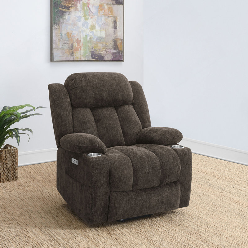 Fauteuil inclinable brun clair Beca
