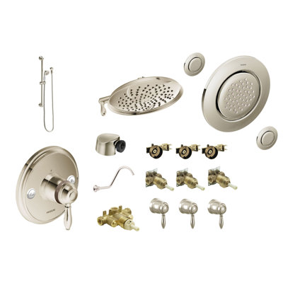 Weymouth Complete Shower System with Rough-in Valve