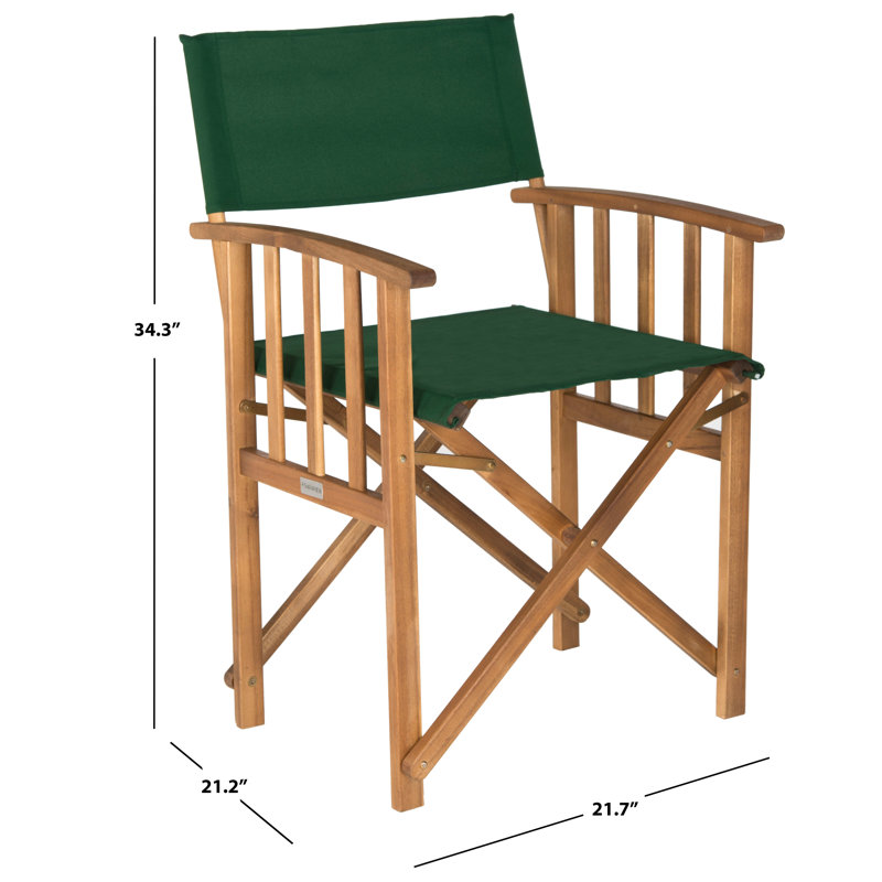 Fauteuil de patio Woodacre, Naturel / vert