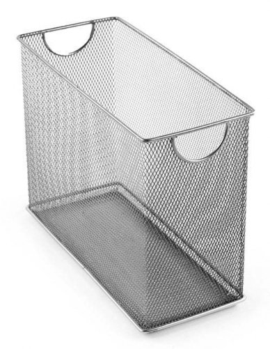Carmani Mesh Tabletop File, Silver