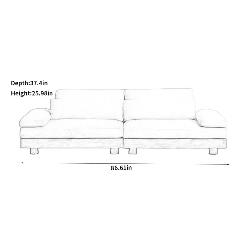 Simple Creative Fabric Sofa