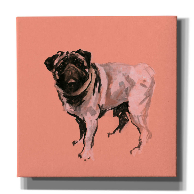  «A Very Pop Modern Dog 7» par Cartissi, art mural sur toile, H 12 po x l 12 po x P 0,75 po