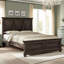 Lit plateforme en bois de pin avec tête de lit Vintage Town & Country, capacité 600 lb-1450096566-1450096568