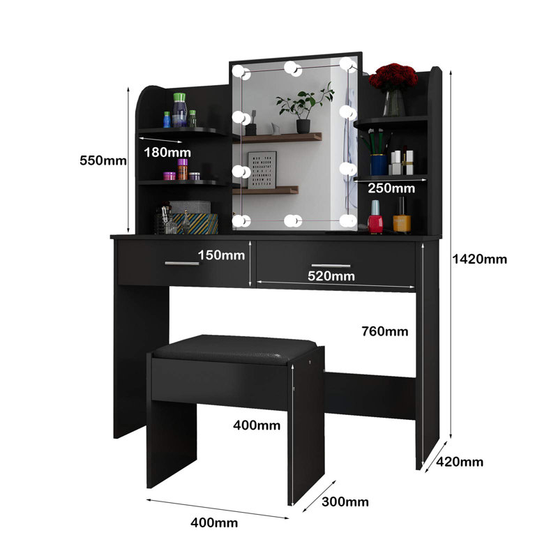 Dressing Table with Mirror