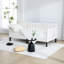 Lit de jour rembourré en velours beige Elena-1311486013