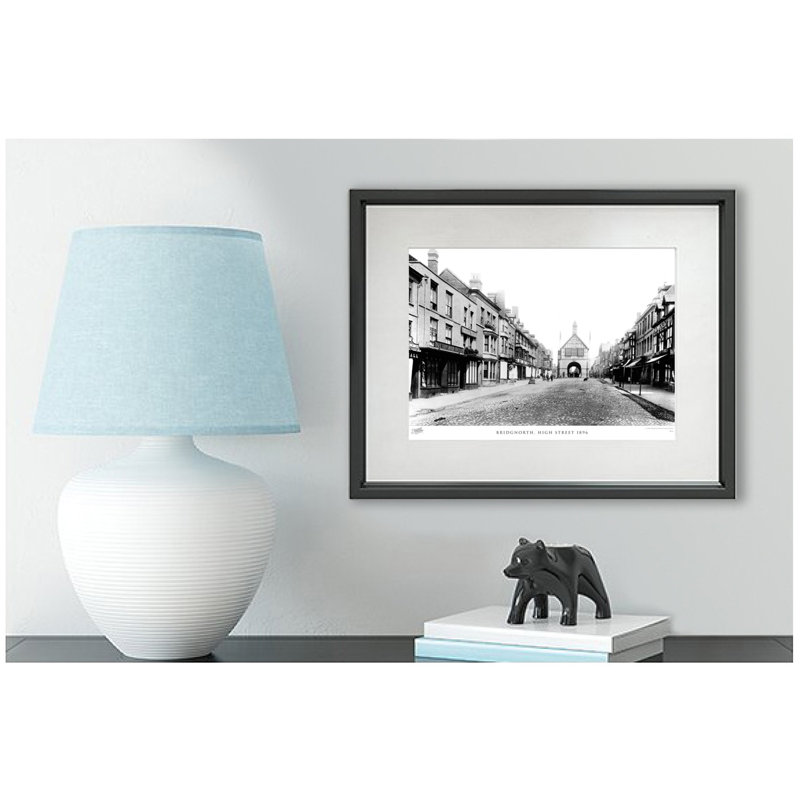 Bridgnorth, High Street 1896 by Francis Frith - Single Picture Frame Print, 40cm H x 50cm W x 2.3cm D