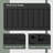 Furmax 45.66'' W 90 Gallons Water Resistant Lockable Deck Box-85827620