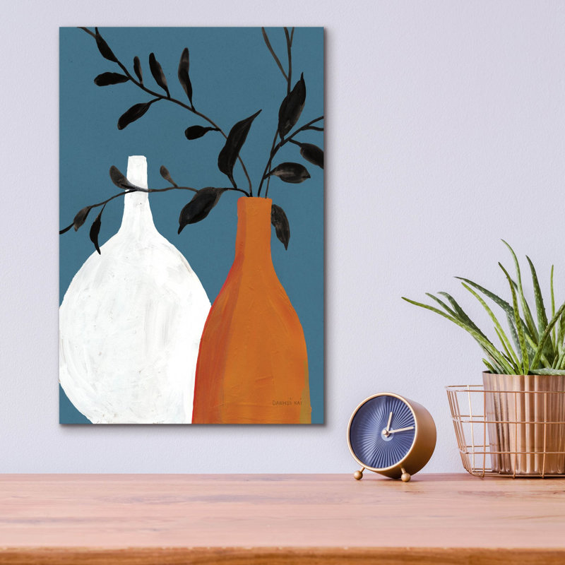 «Slender Stems 2 Jewel Toned» par Danhui Nai, art mural en verre acrylique