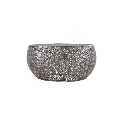 Round Coffee Table In Silver