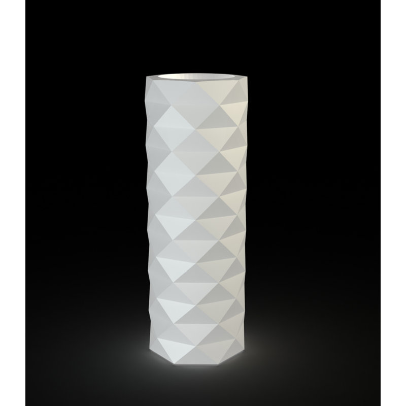 Pot à fleurs en résine Marquis, H 33,75 po x l 11,75 po x P 11,75 po
