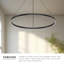 Luminaire suspendu 1 lumière Cerchio-99058247-98799082
