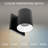 Zoron Dimmable LED Outdoor Round Wall Light With Color Temperature Switch (2700K/3000K/3500K/4000K/5000K), 45° Beam Angle-121223686