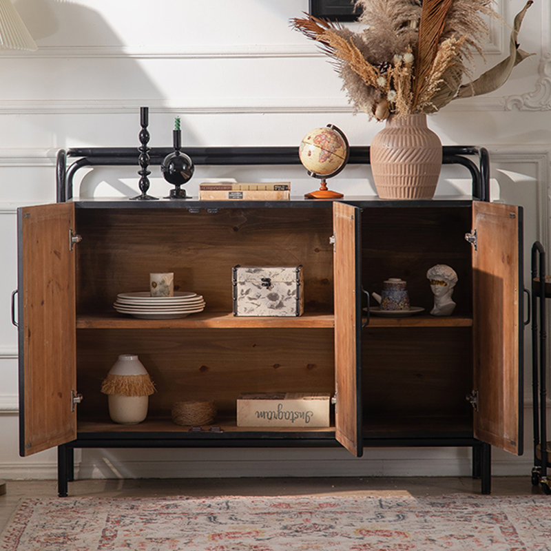 Modern Retro Solid Wood Sideboard