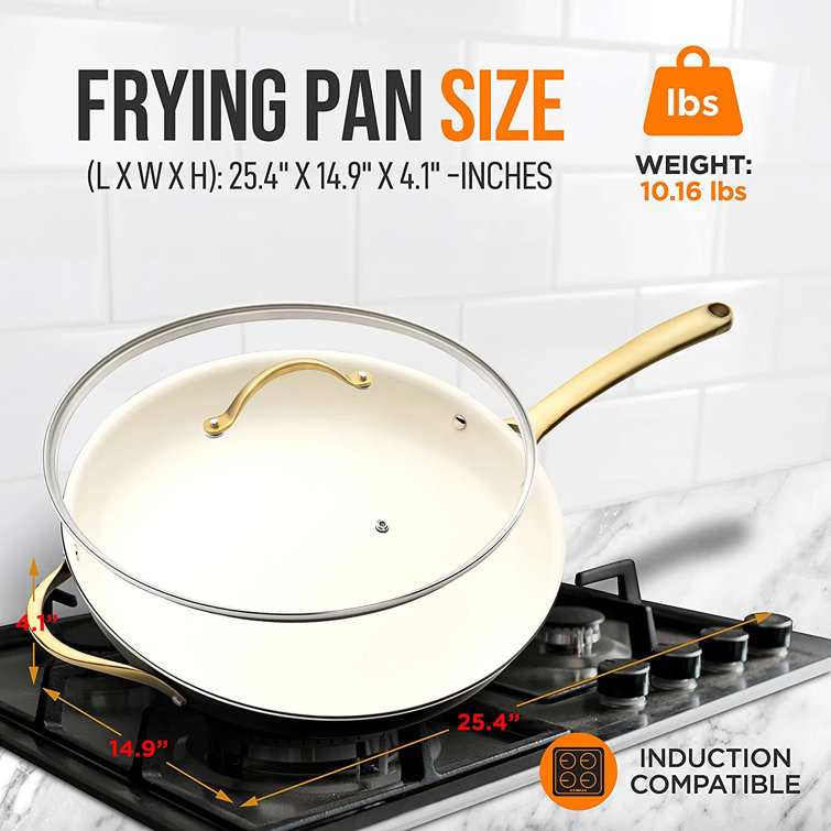 NutriChef Ceramic Non Stick Omelette Pan