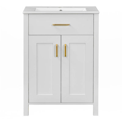 Ensemble de meuble-lavabo 24 po avec lavabo en céramique