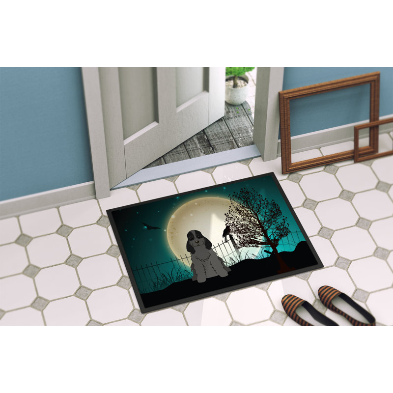 Paillasson Caillo Halloween, Noir, Rectangle 1 pi 6 po x 2 pi 3 po