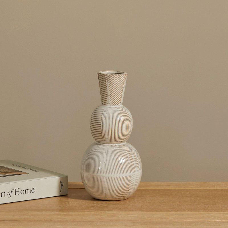 Souri Ceramic Table Vase, 26" H x 13" W x 13" D