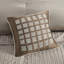 Édredon très grand - taupe charmeuse 7 pièces avec taies décoratives