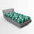 Microfiber Geometric Fitted Sheet-43742336-43713650
