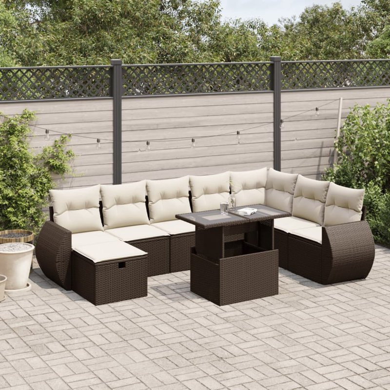 Ensemble de canapé de jardin Vidaxl