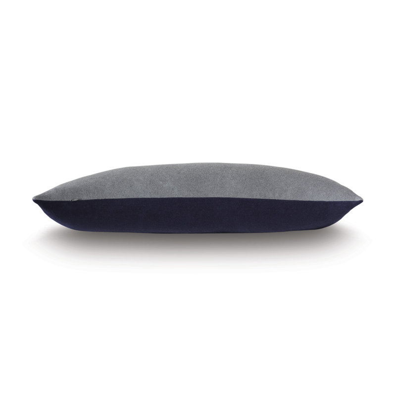 Hansel Lumbar Pillow Cover & Insert, Navy