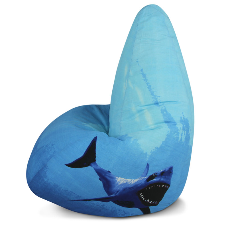 American Furniture Alliance Adult Bean Bag Chair, Sea Blue 