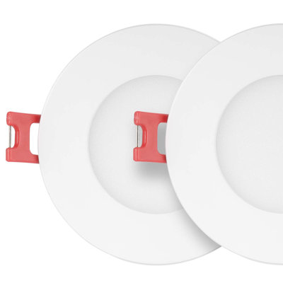 3" Ultra Slim Tunable CCT Remodel LED Canless Recessed Lighting Kit