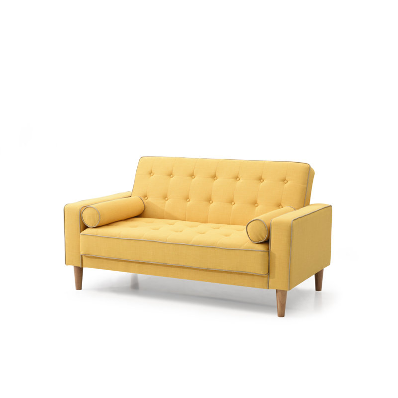 Causeuse Ferrin, Twill jaune