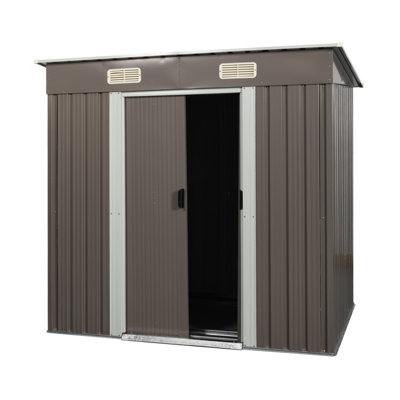 6ft x 4ft Outdoor Metal Storage Shed
