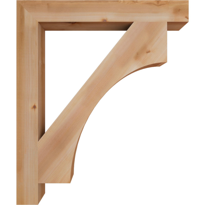 Support Westlake Block, Cèdre rouge de l'Ouest (lisse), H 38 po x l 3,5 po x P 32 po