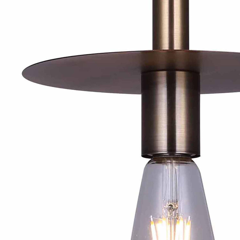 Luminaire suspendu 1 lumière Elianore, Or